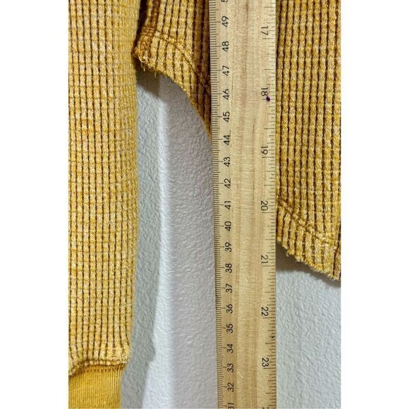 Free People Everest Thermal Waffle Knit Long Sleeve Henley Top Shirt Women's XS - Picture 7 of 9